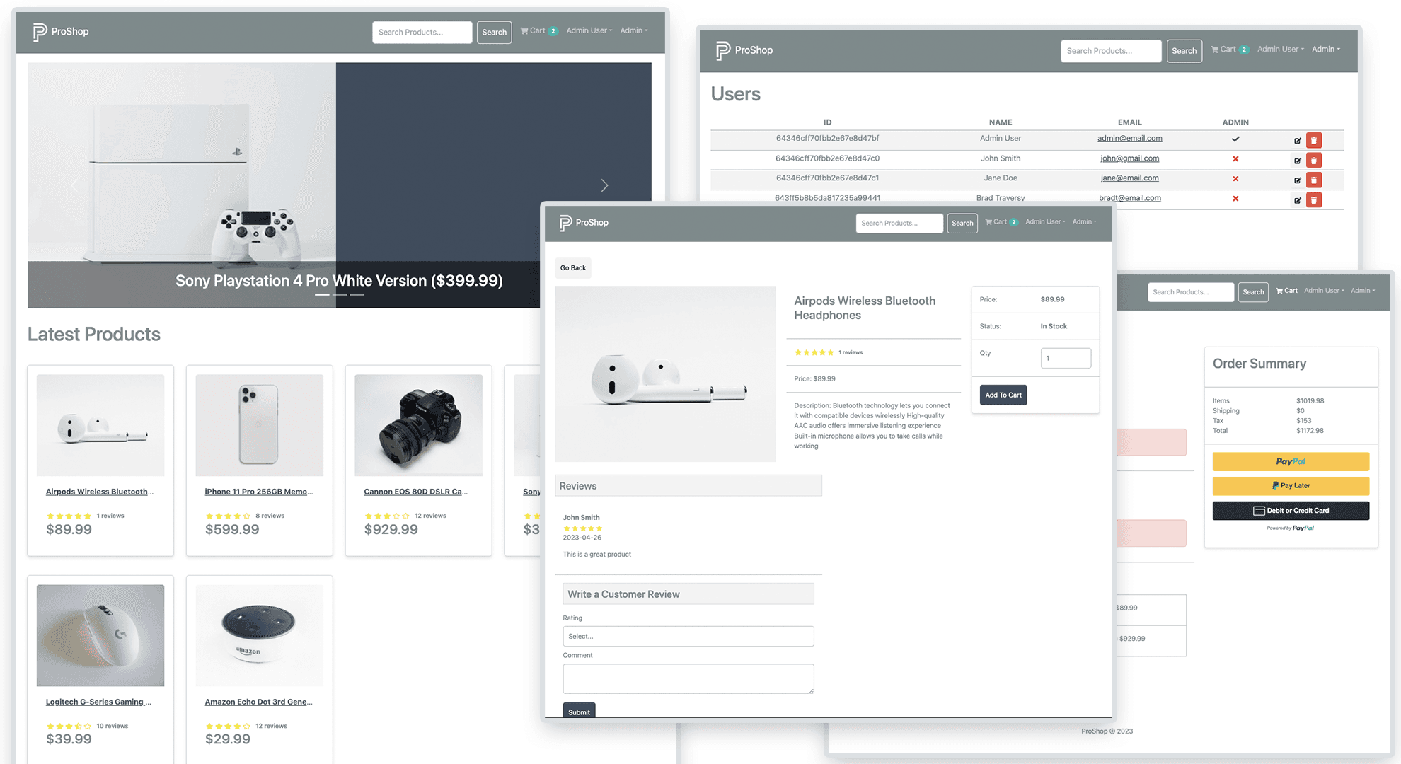 ProShop Ecommerce